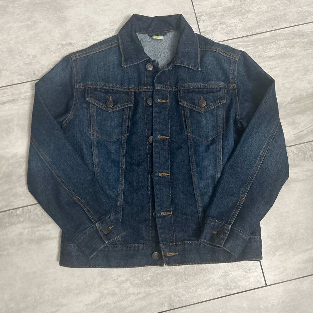 Crazy 8 boys denim jacket Large 10-12 new without tag
